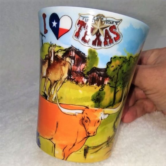 I Love Texas The Lone Star State Coffee Tea mug - Picture 2 of 5